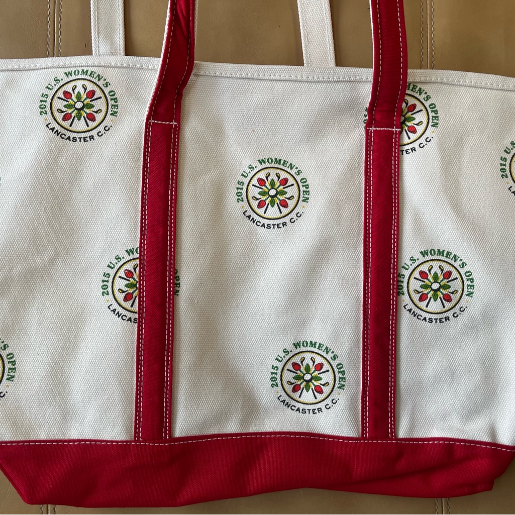 Us Open Women Championship 2015 Large Canvas Tote Bags  New